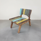 Rustic Teak Lounger