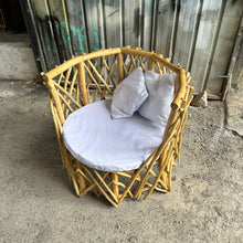 Load image into Gallery viewer, Round Teak Lounger
