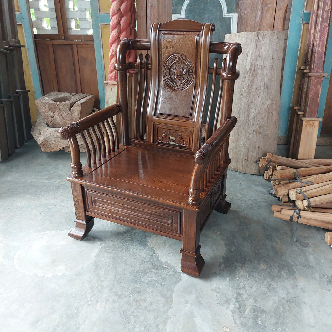 Ebony Chinese Altar Chair