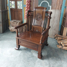 Load image into Gallery viewer, Ebony Chinese Altar Chair

