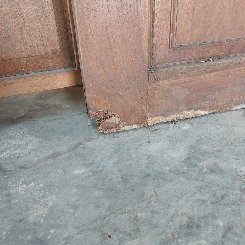 Solid Teak Door (damaged)