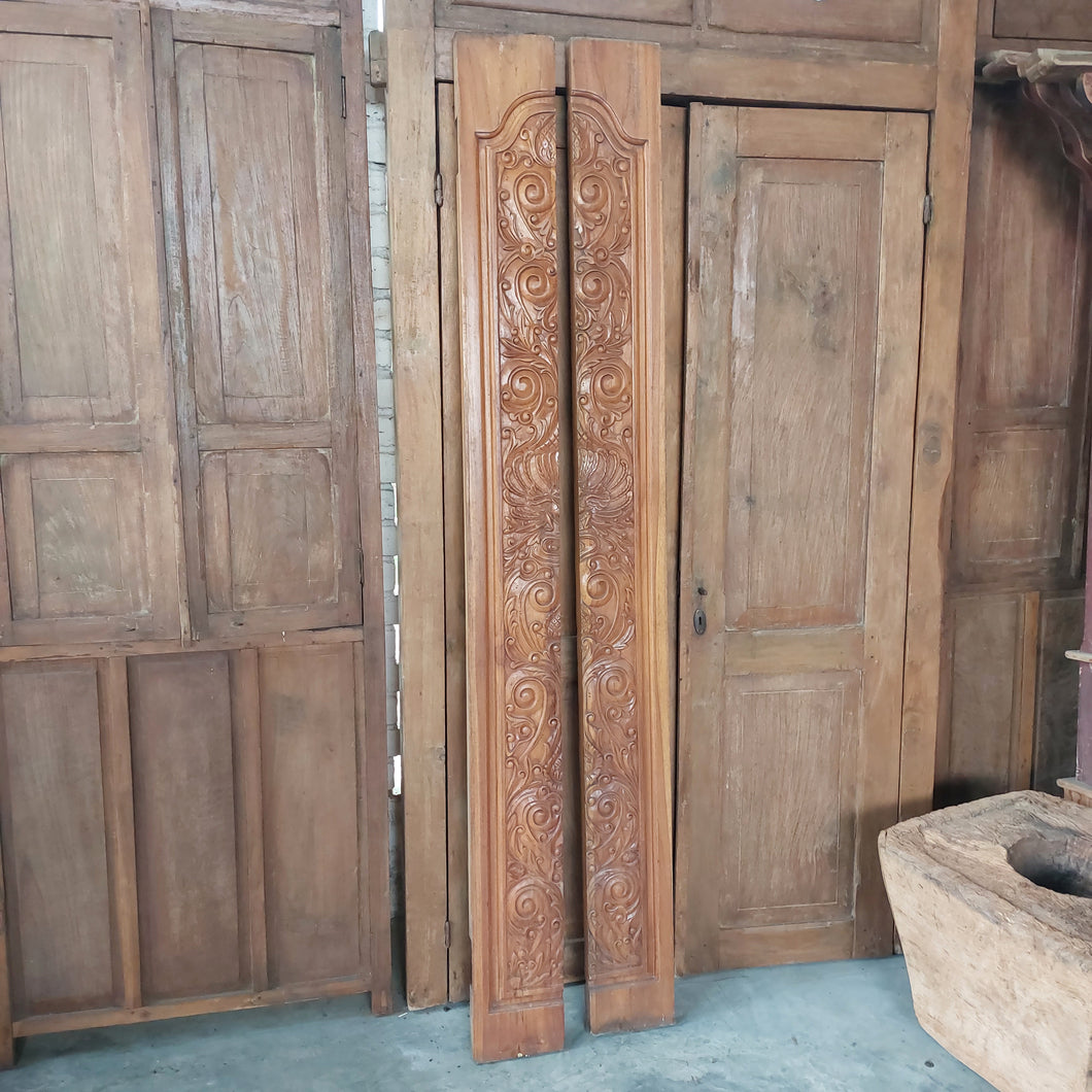 Ornate Teak Panels (pair)
