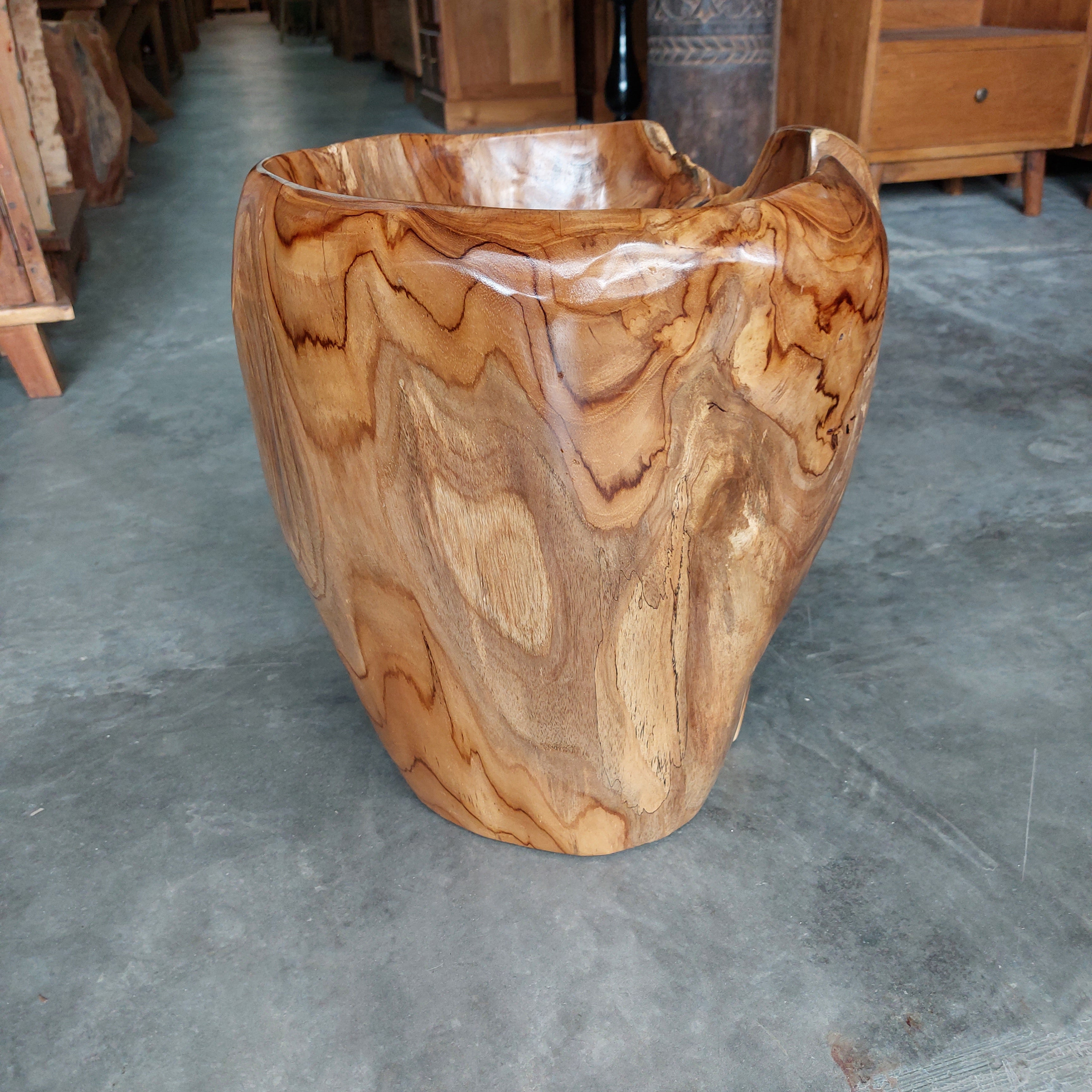Teak Root Vase