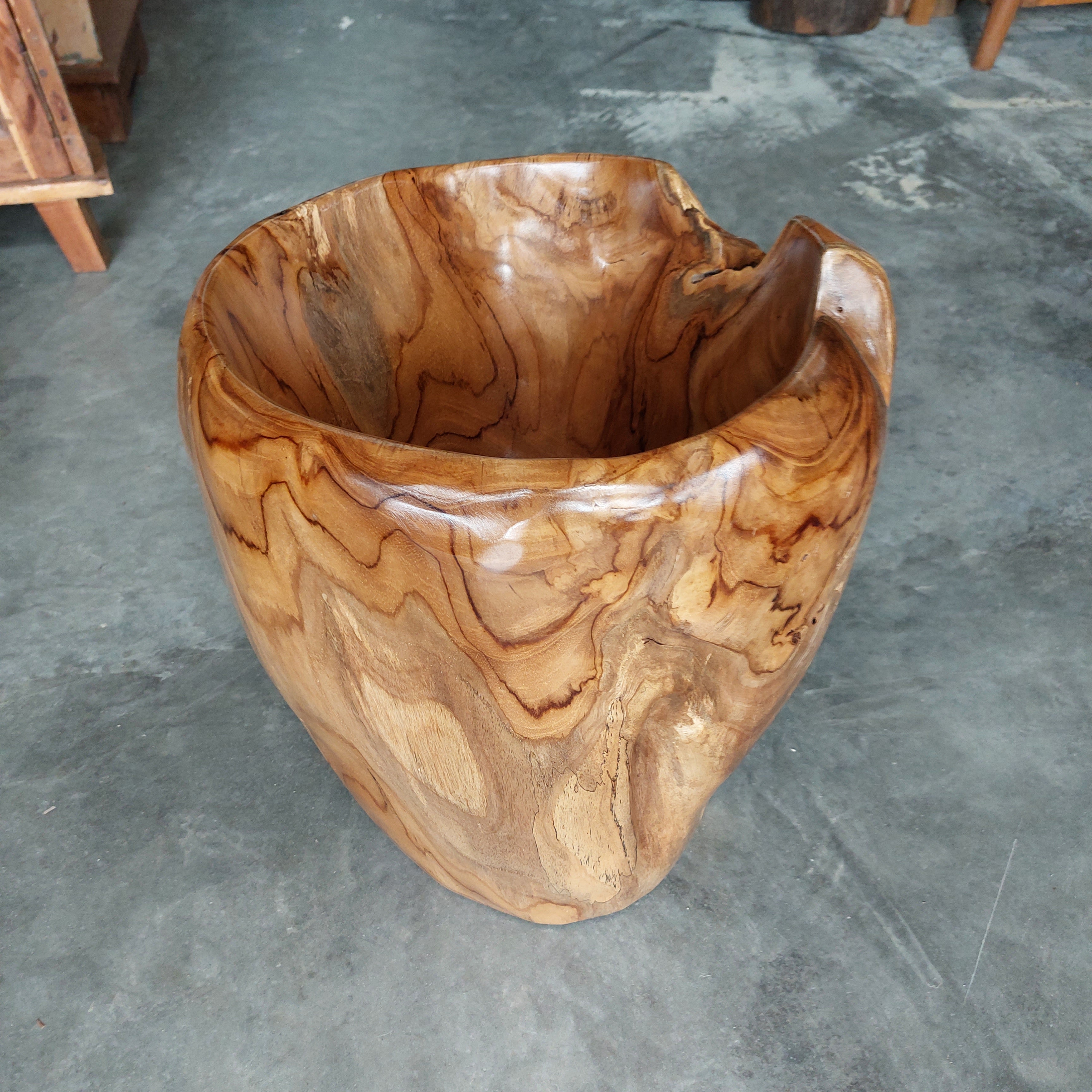 Teak Root Vase