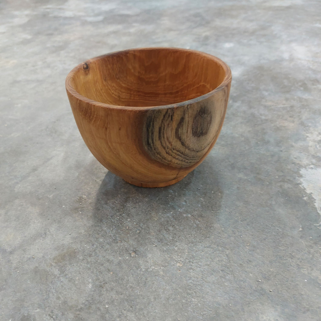 Teak Soup Bowl