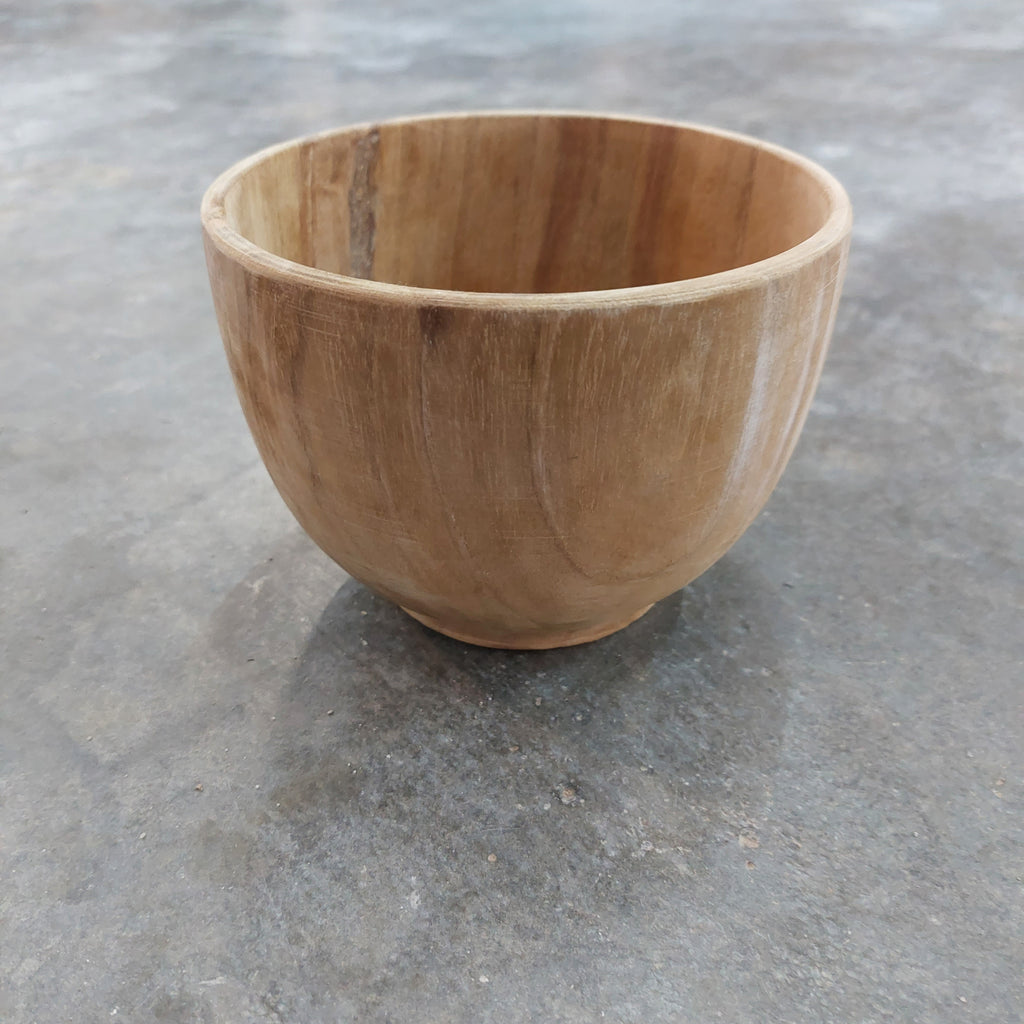 Teak Soup Bowl