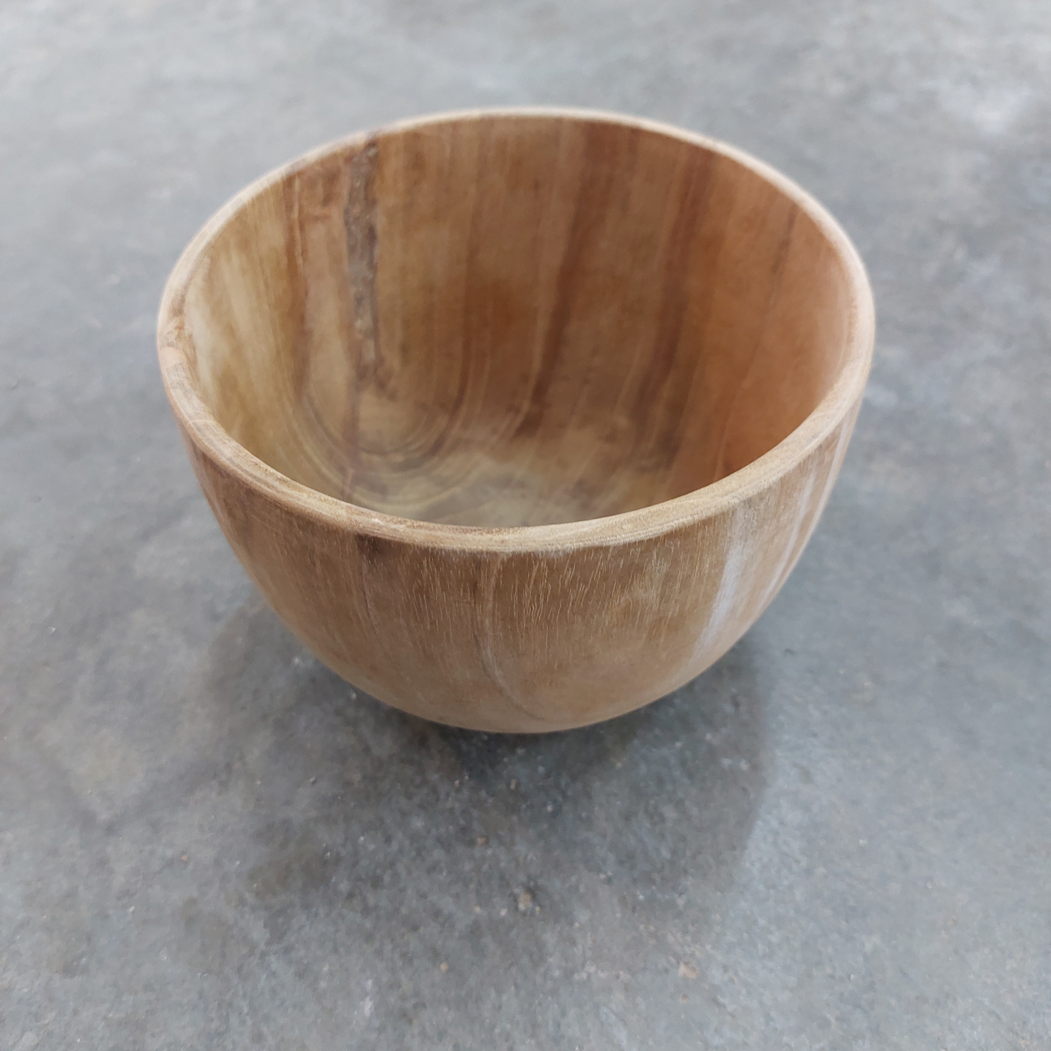 Teak Soup Bowl