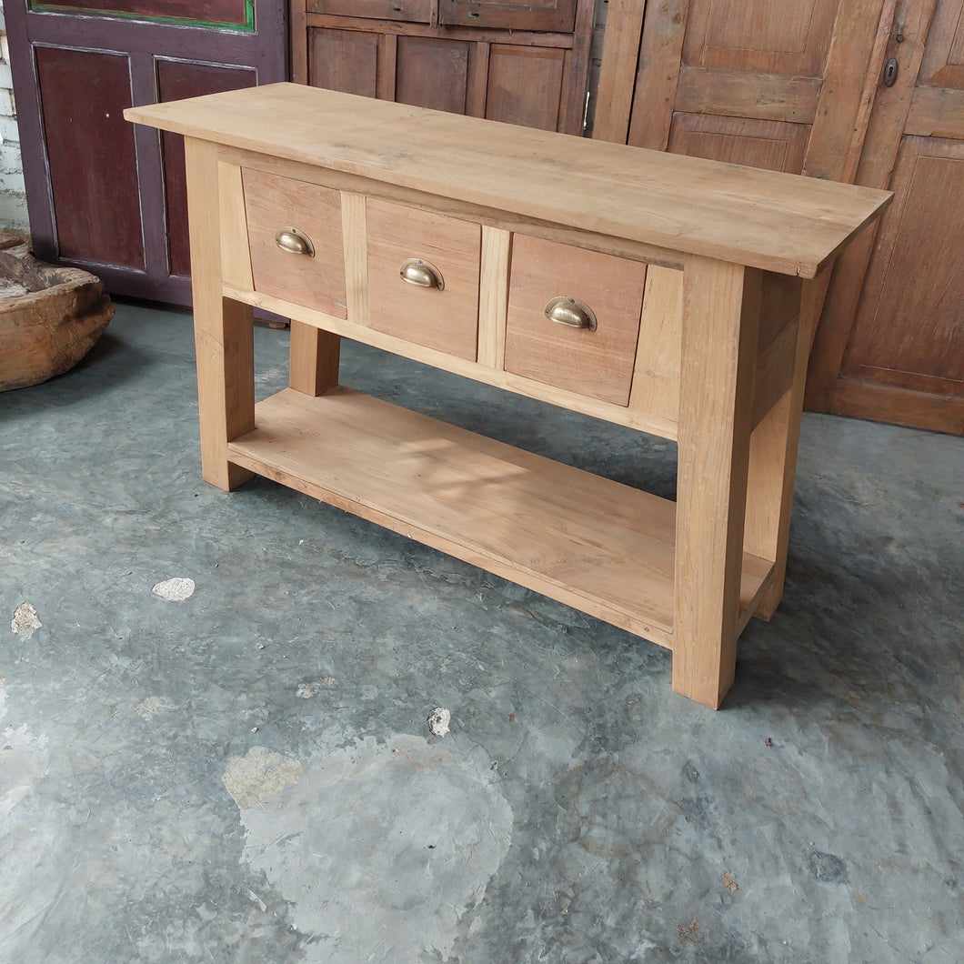 Teak Entry Console (120cm)