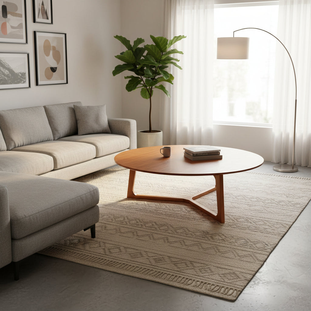 Ramberg Round Coffee Table (raw)