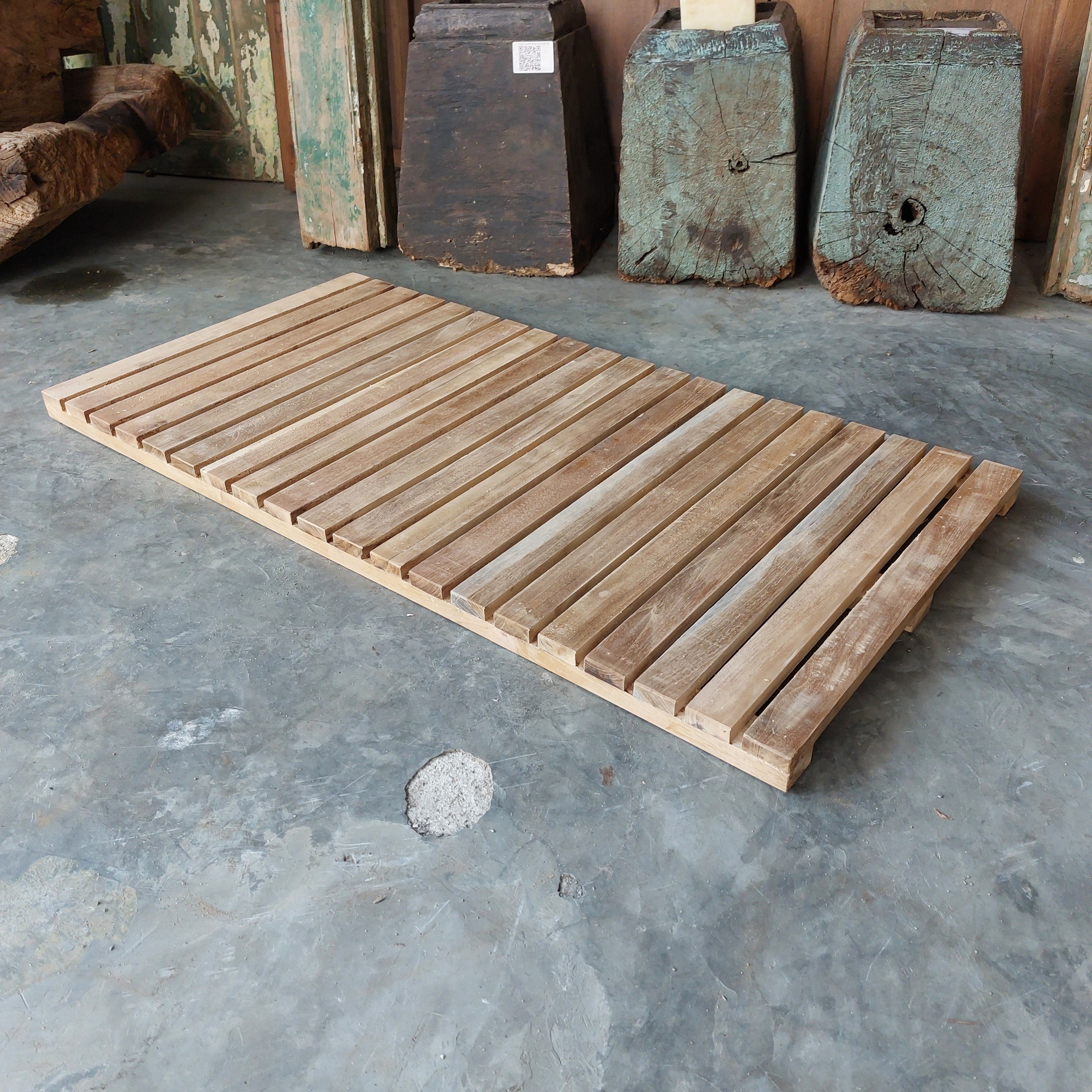 Solid Teak Bath Mat