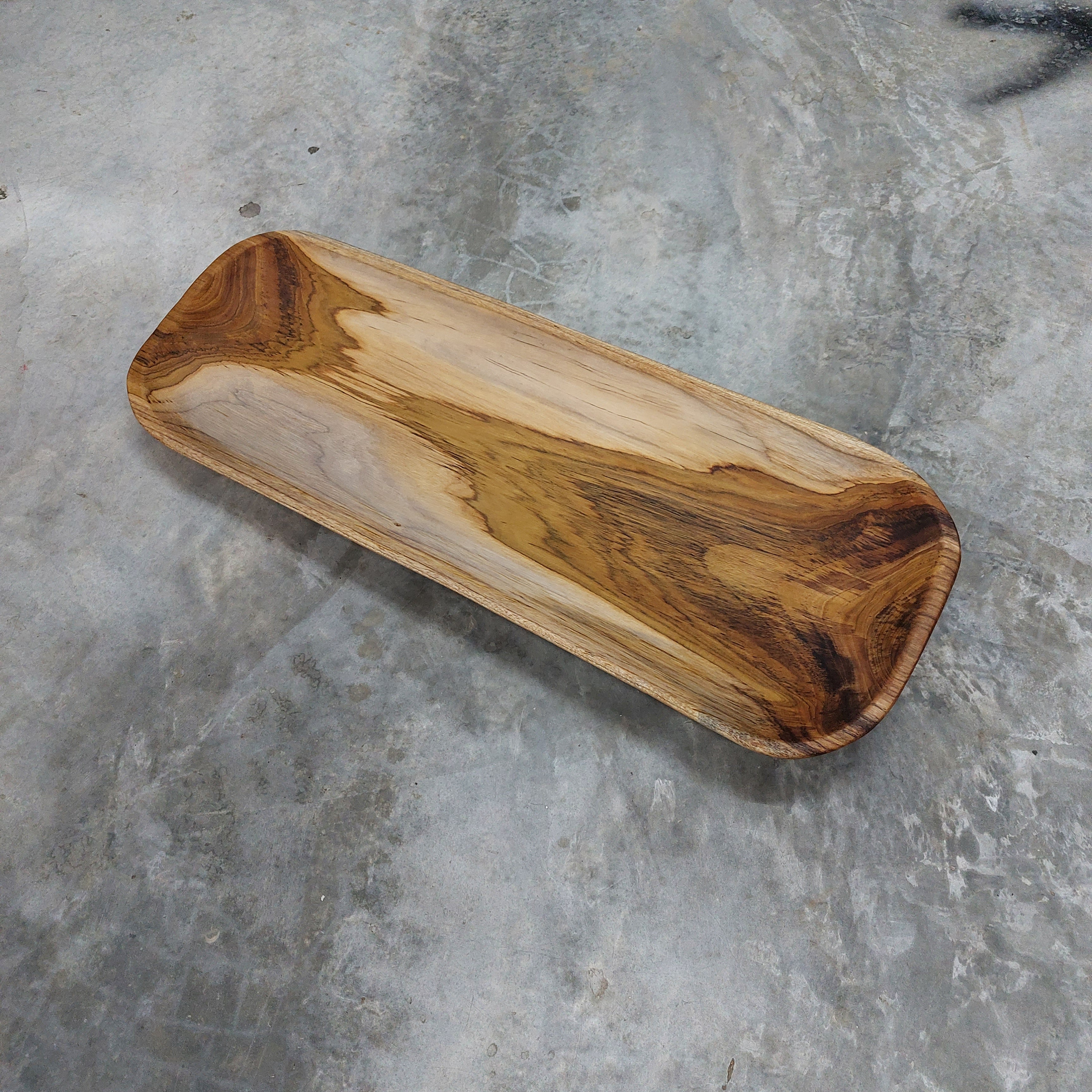 Live Edge Decorative Bowl (Teak)
