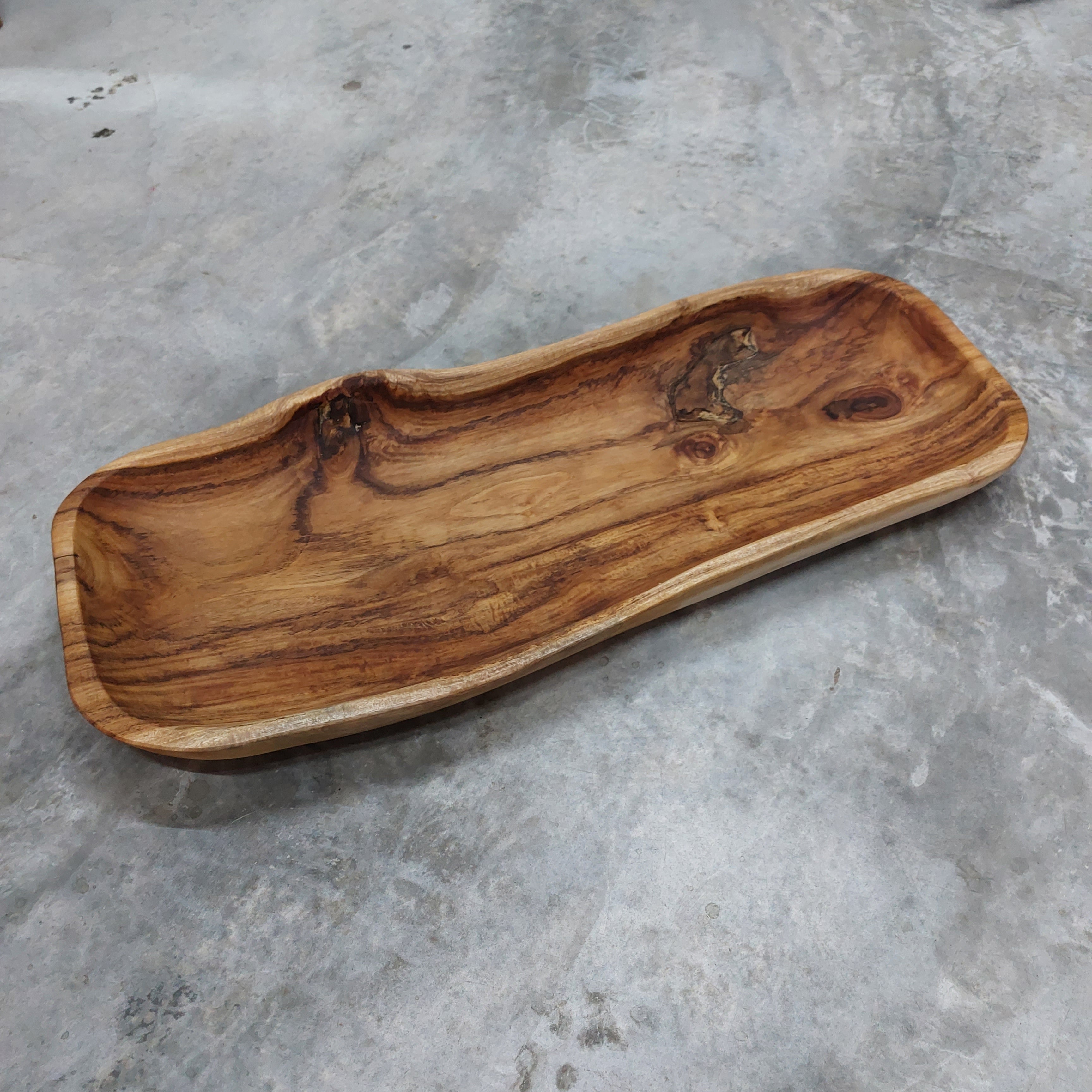 Live Edge Decorative Bowl (Teak)