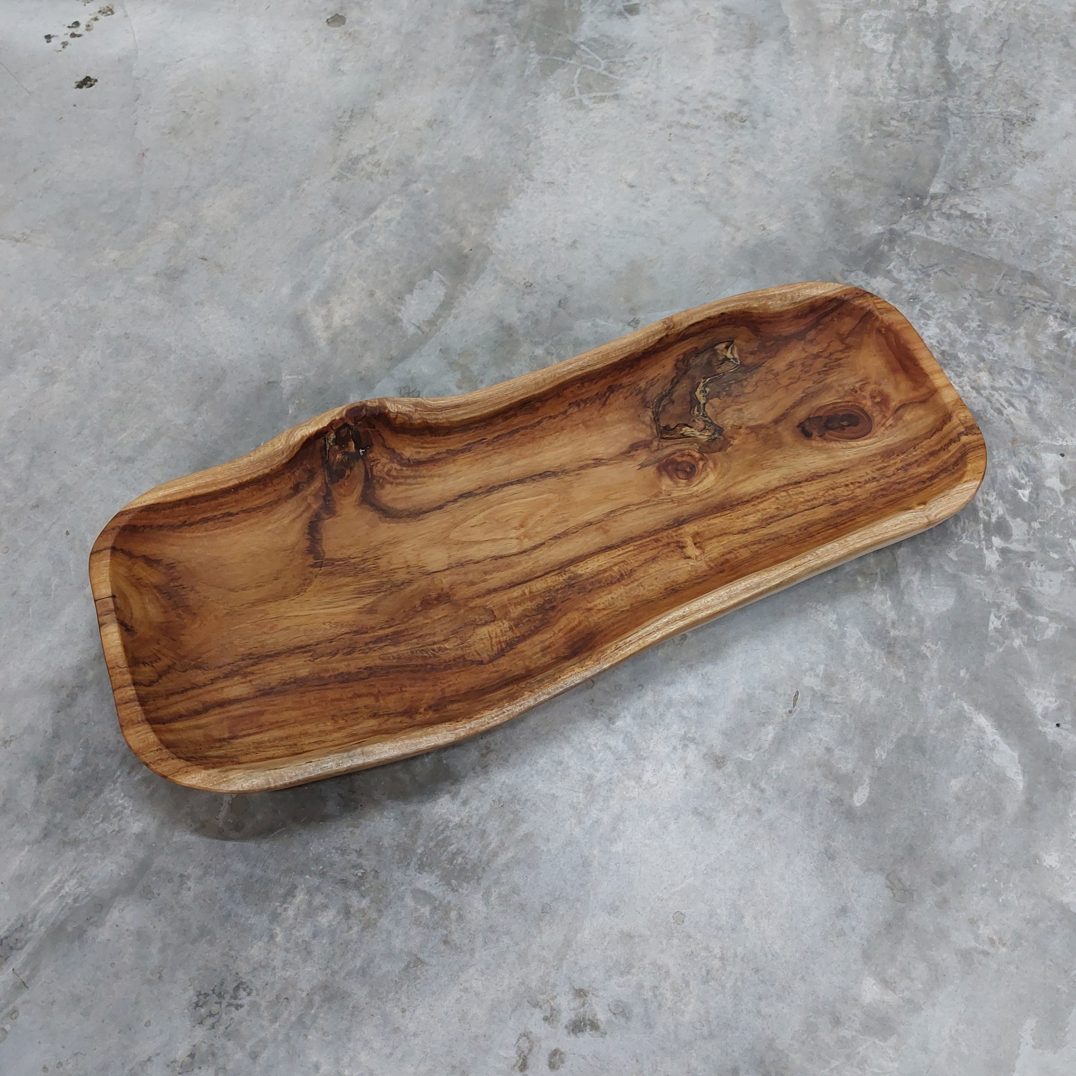 Live Edge Decorative Bowl (Teak)