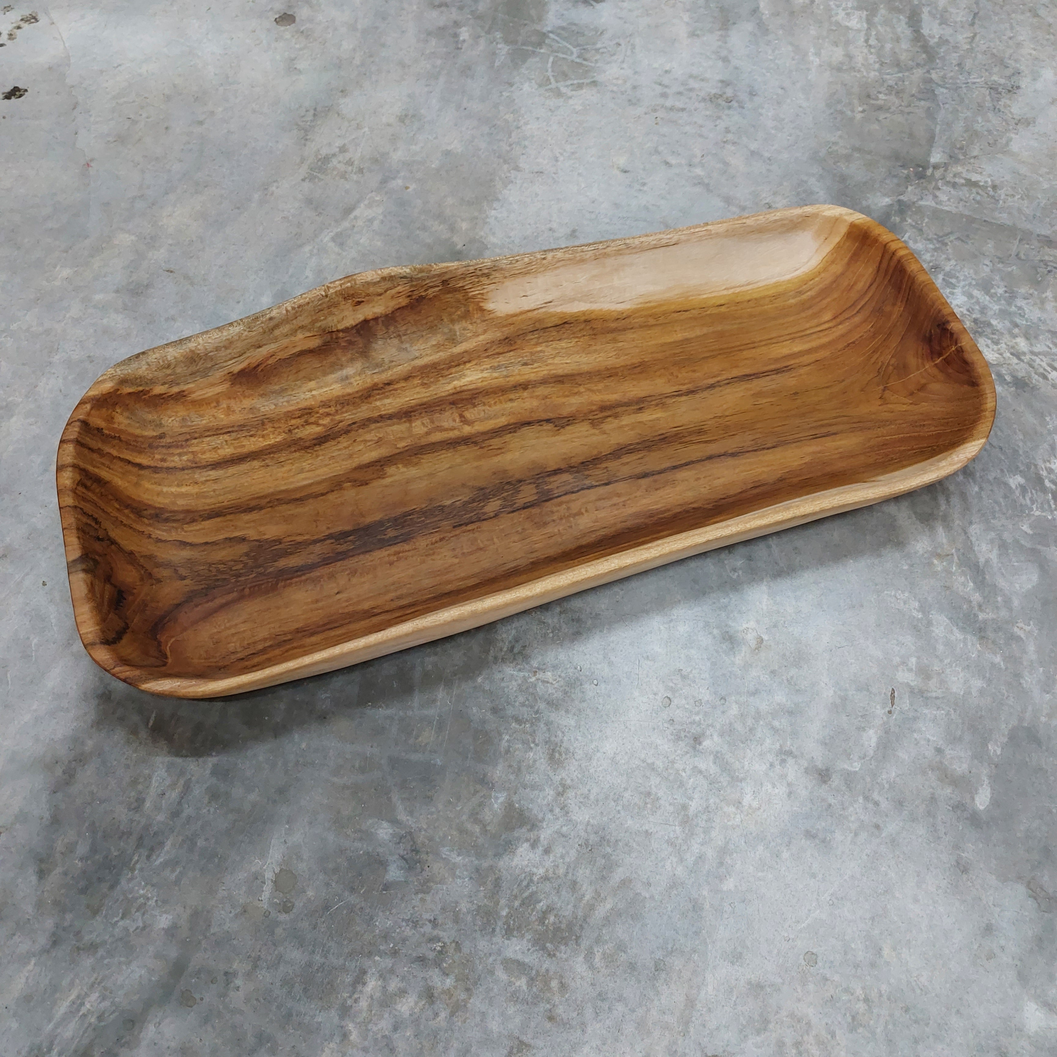 Live Edge Decorative Bowl (Teak)