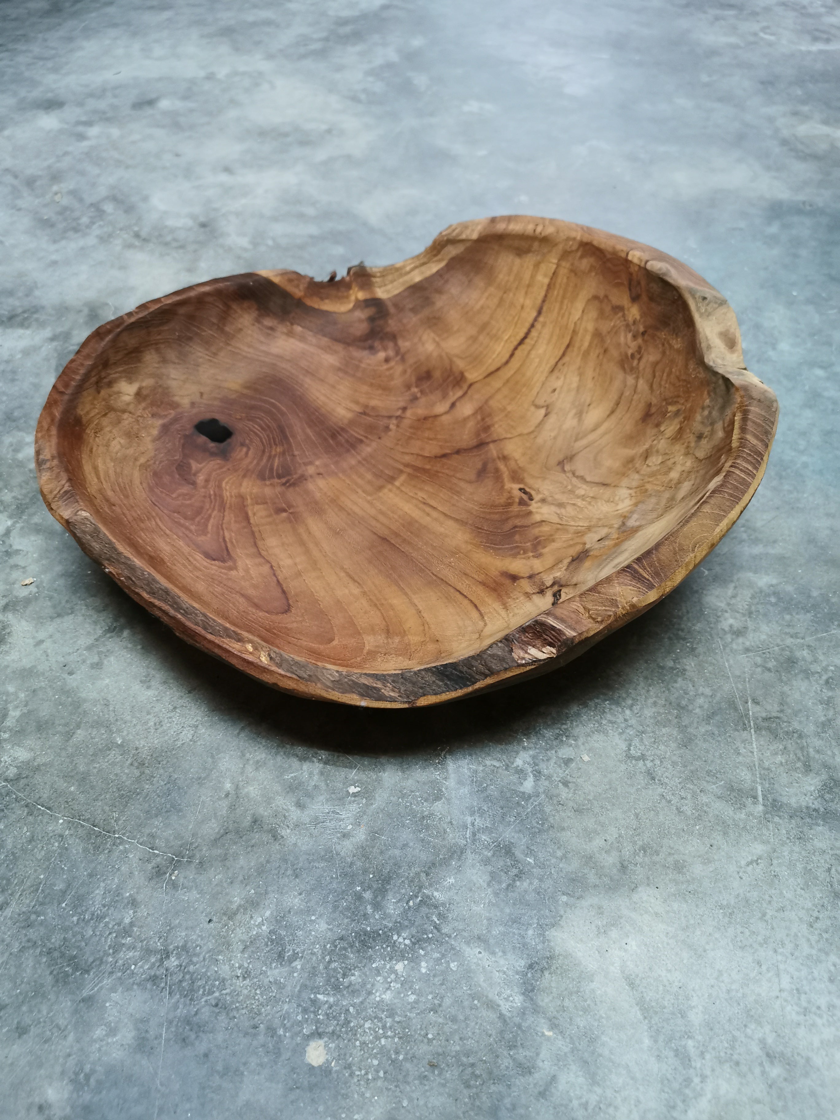 Live Edge Teak Bowls (thick)