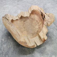 Load image into Gallery viewer, Teak Basin/Sink (live edge)
