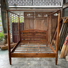 Load image into Gallery viewer, Antique Four Post Bed #3
