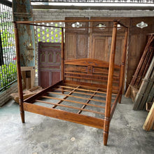 Load image into Gallery viewer, Antique Four Post Bed #3
