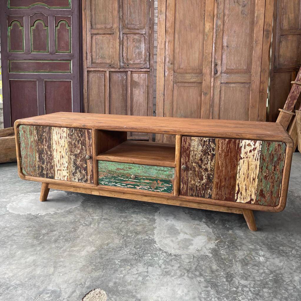 Rustic TV Console Type 6 (colour)