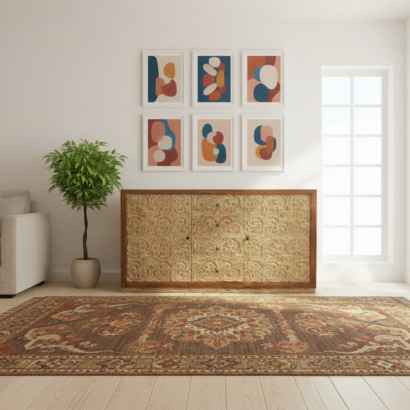 Carved Sideboard (165cm)