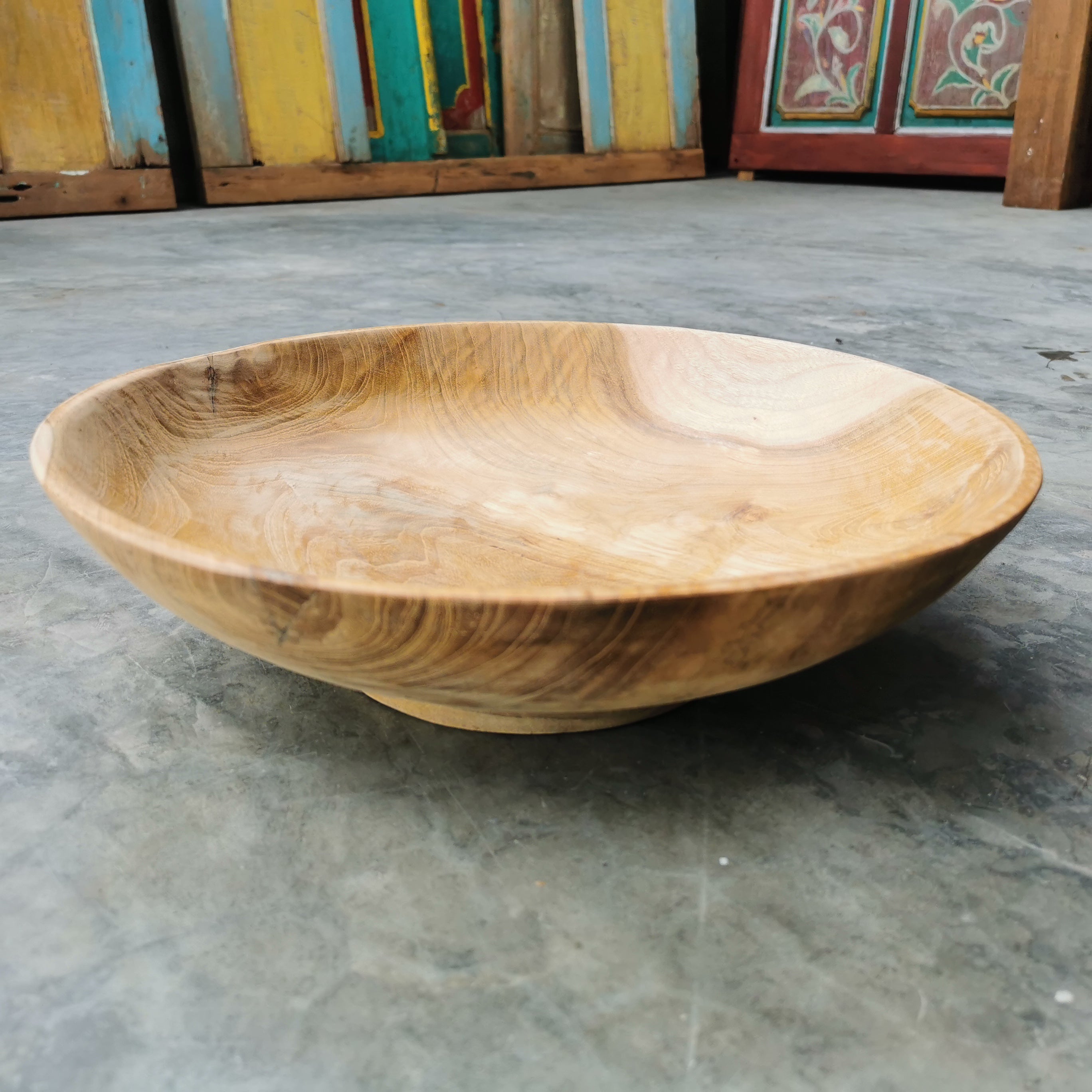 Teak Fruit Bowl