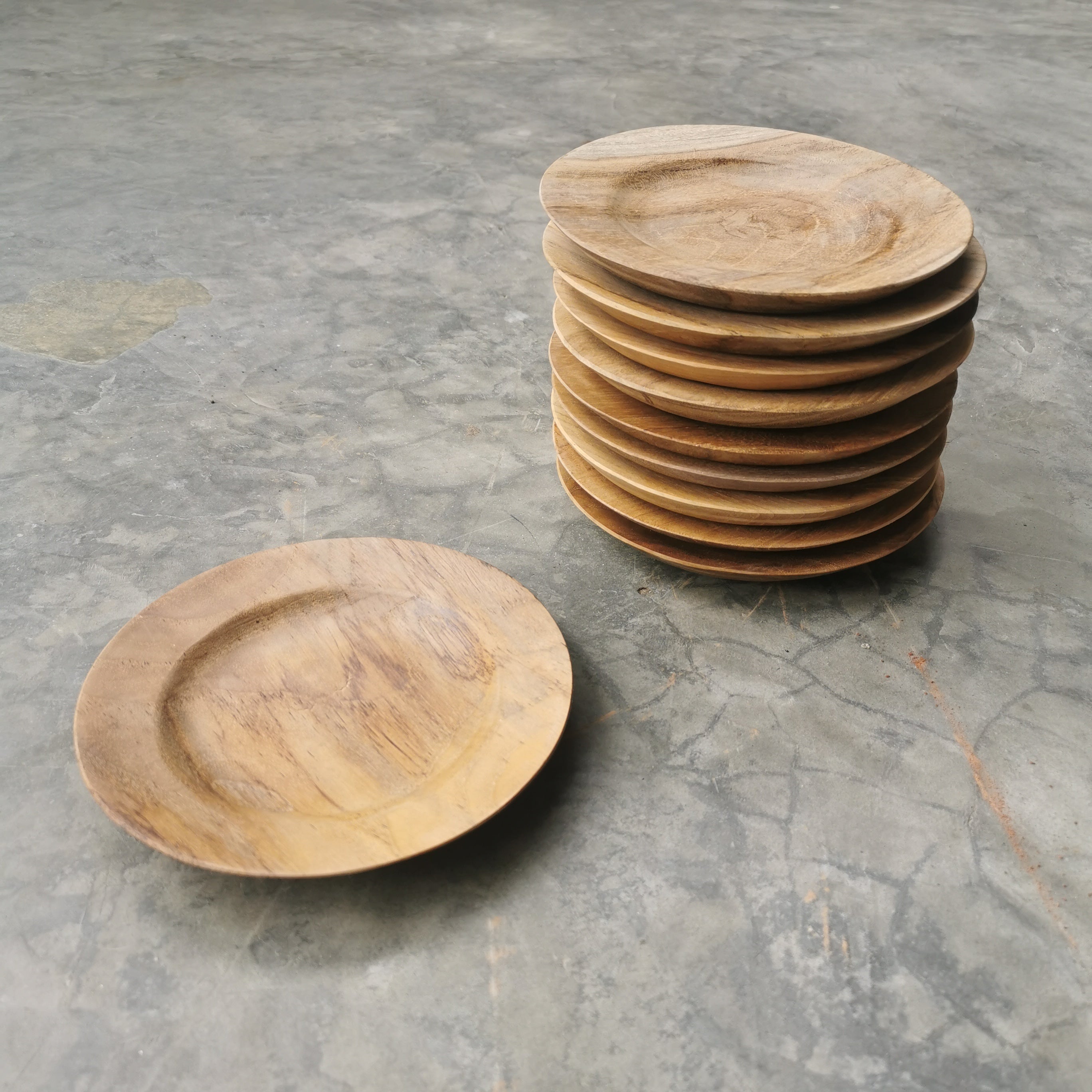 Teak Saucer (15cm)