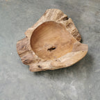 Live Edge Teak Bowl (Extra Thick)