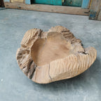 Live Edge Teak Bowl (Extra Thick)