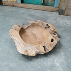 Live Edge Teak Bowl (Extra Thick)