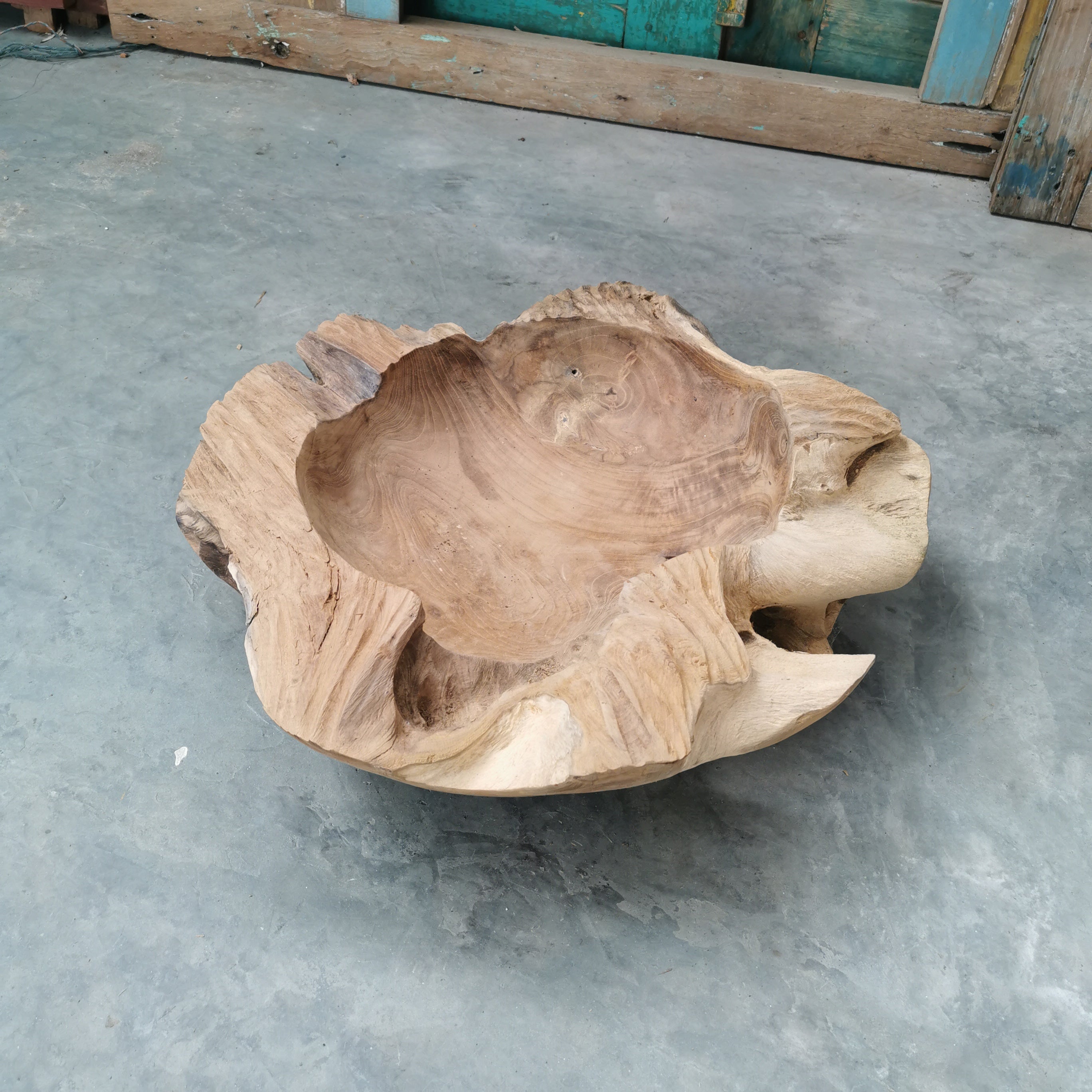 Live Edge Teak Bowl (Extra Thick)