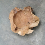 Live Edge Teak Bowl (Extra Thick)