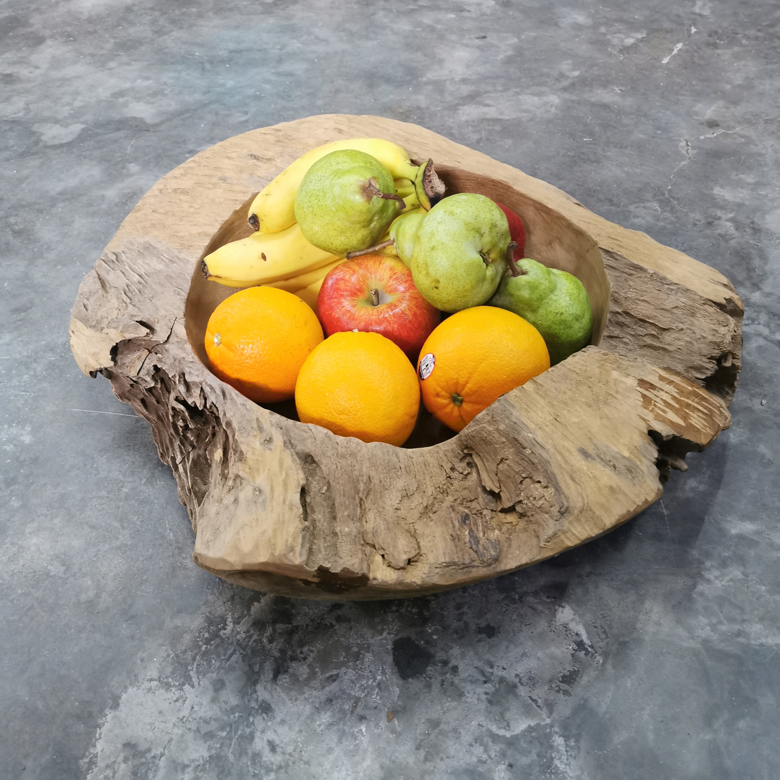 Live Edge Teak Bowl (Extra Thick)
