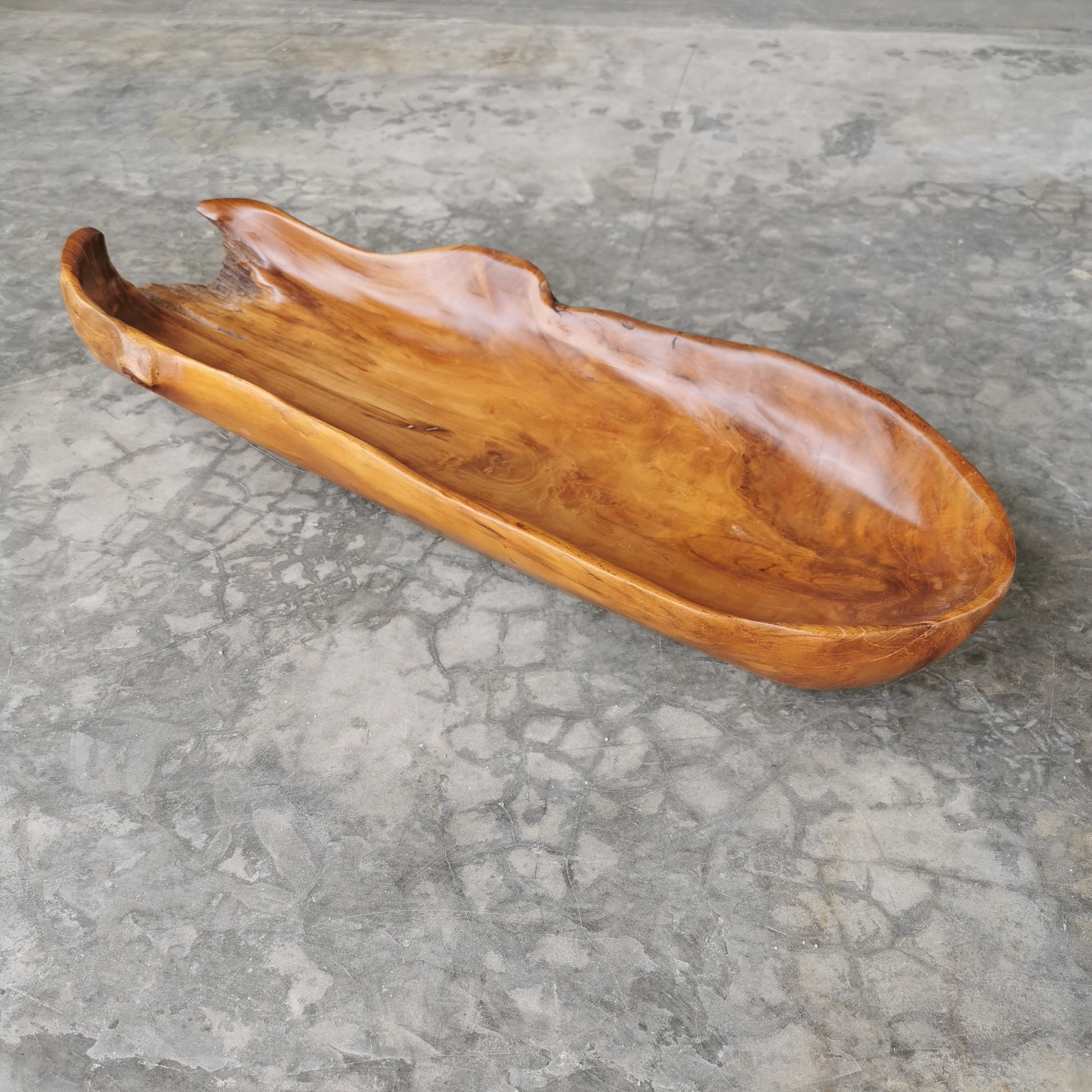 Live Edge Decorative Bowl (Teak)