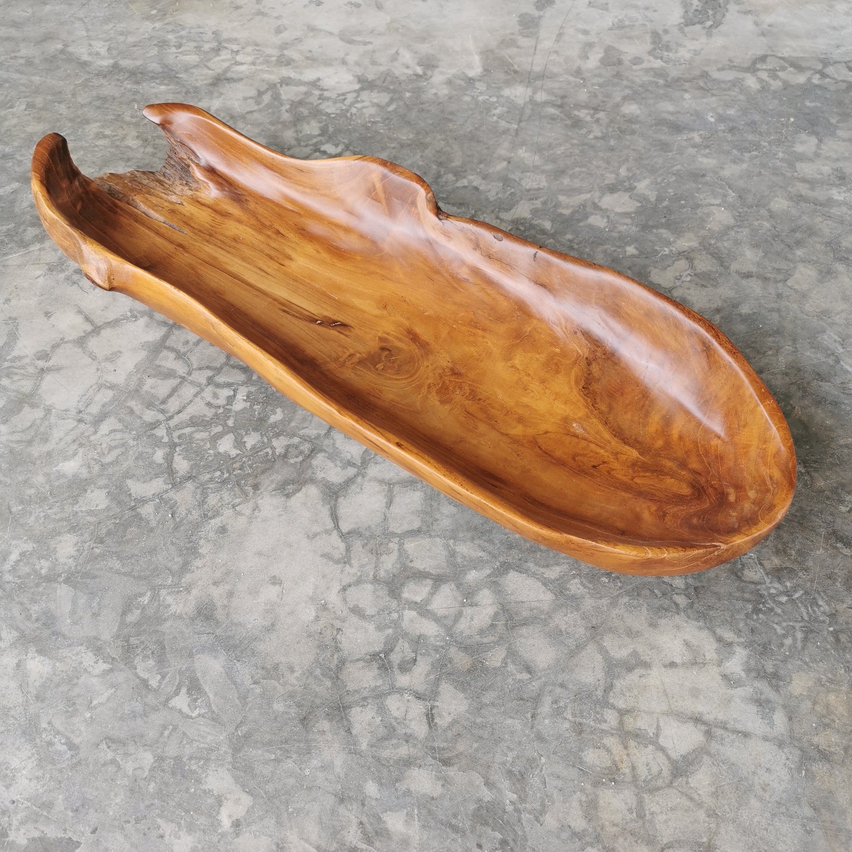 Live Edge Decorative Bowl (Teak)