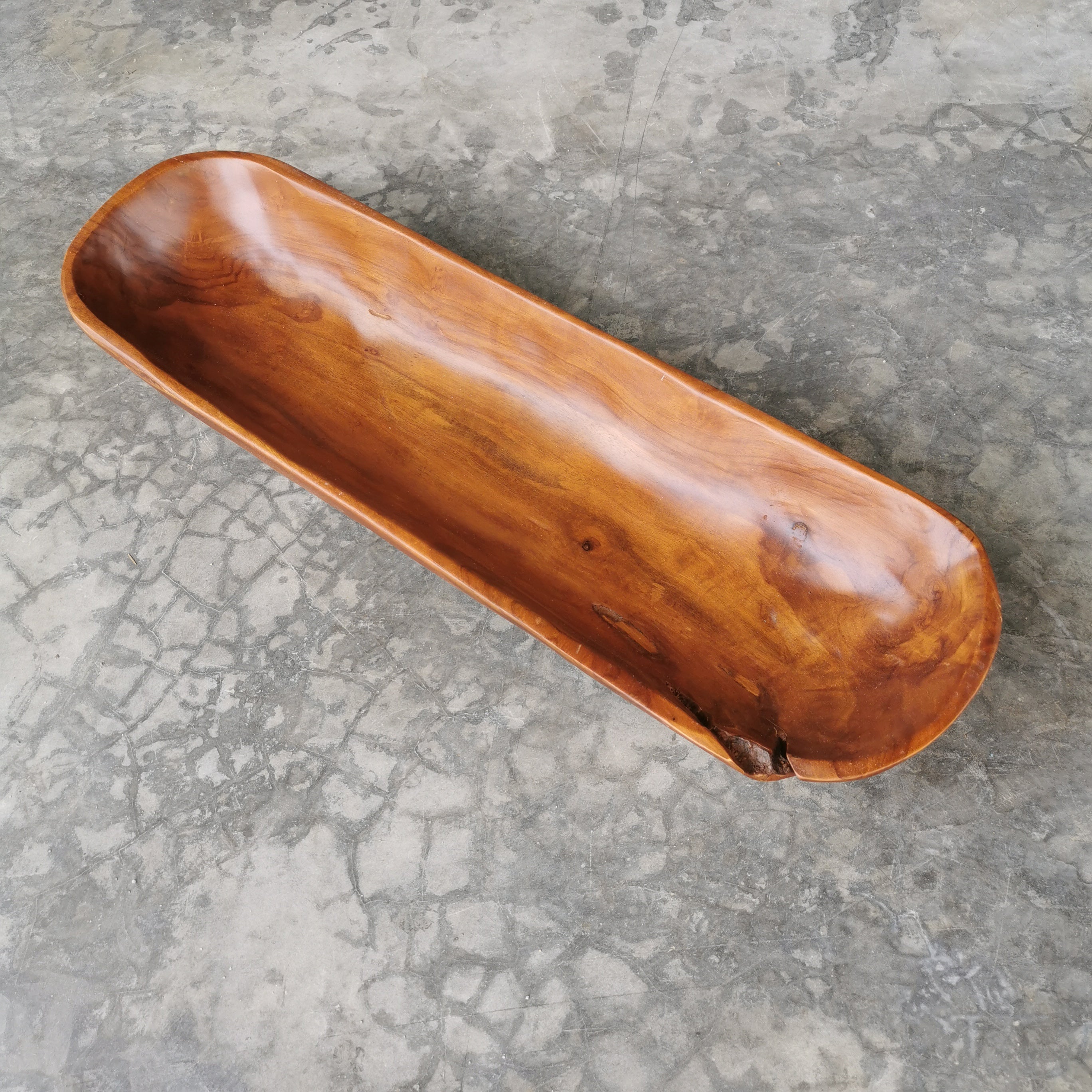 Live Edge Decorative Bowl (Teak)