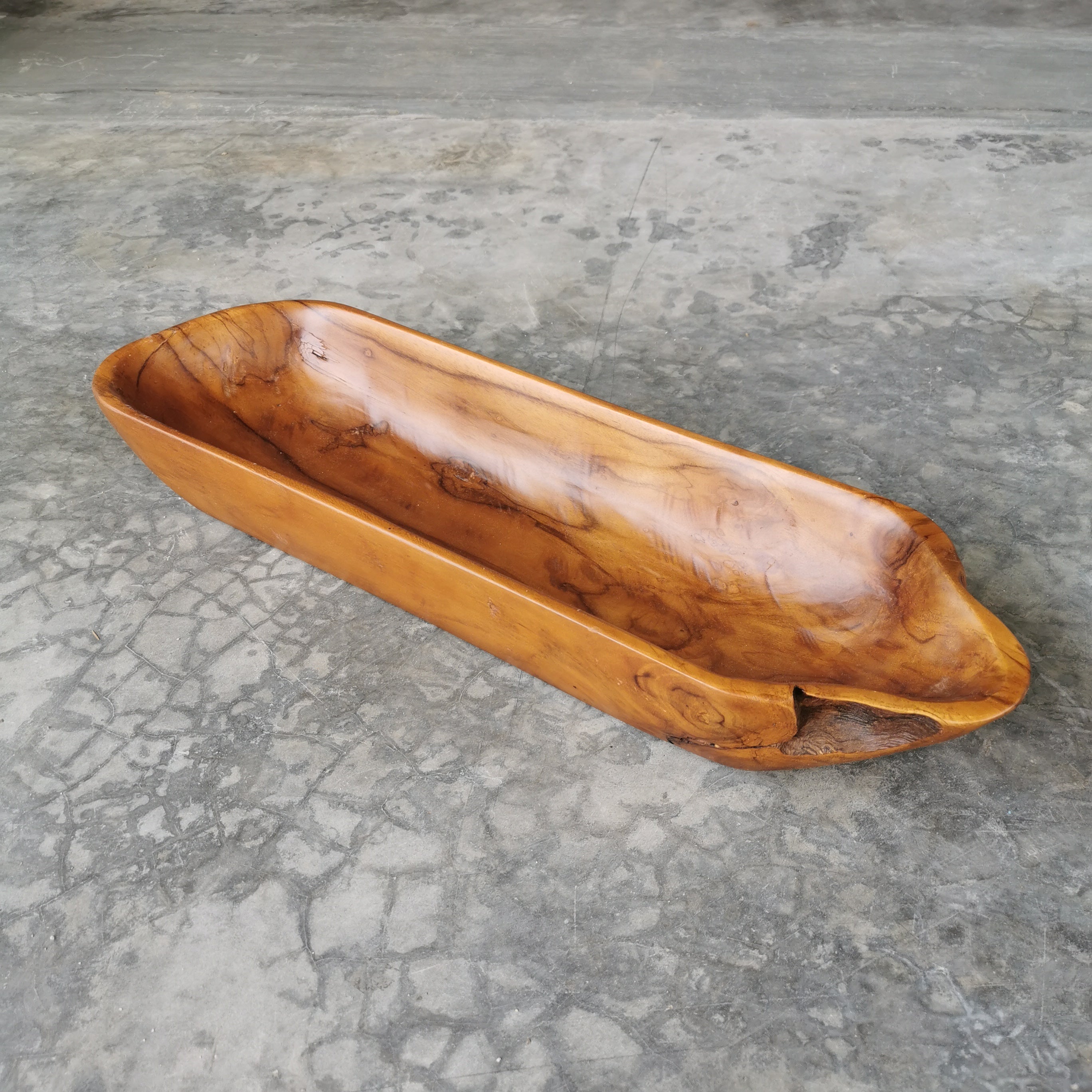 Live Edge Decorative Bowl (Teak)