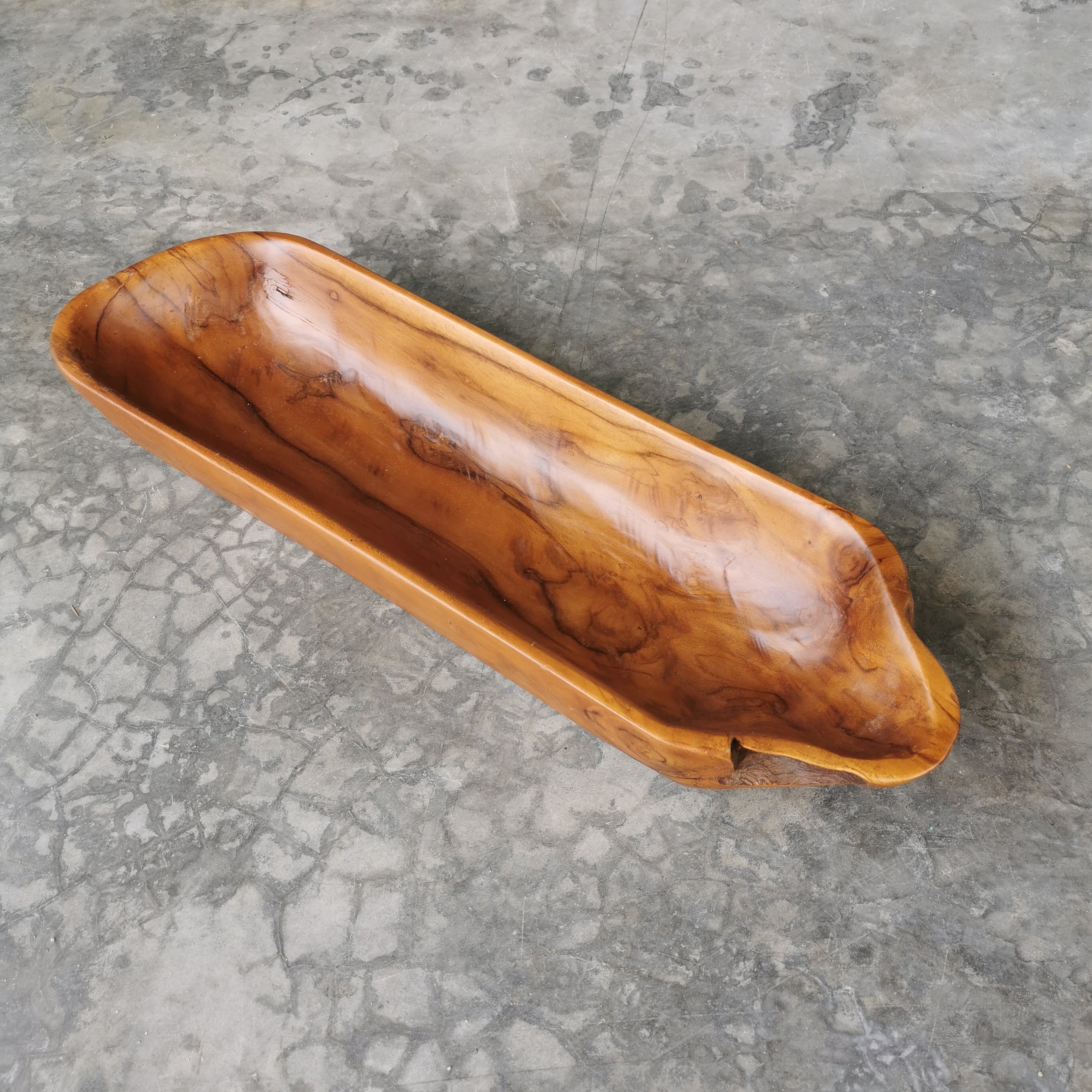Live Edge Decorative Bowl (Teak)