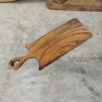 Teak Curved Platter/Cheese Board