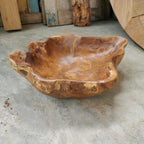 Live Edge Teak Bowl (Extra Thick)