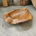 Live Edge Teak Bowl (Extra Thick)
