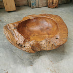 Live Edge Teak Bowl (Extra Thick)