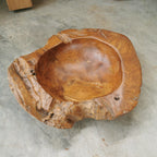 Live Edge Teak Bowl (Extra Thick)