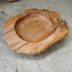 Live Edge Teak Bowl (Extra Thick)