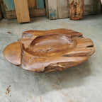 Live Edge Teak Bowl (Extra Thick)