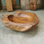 Live Edge Teak Bowl (Extra Thick)