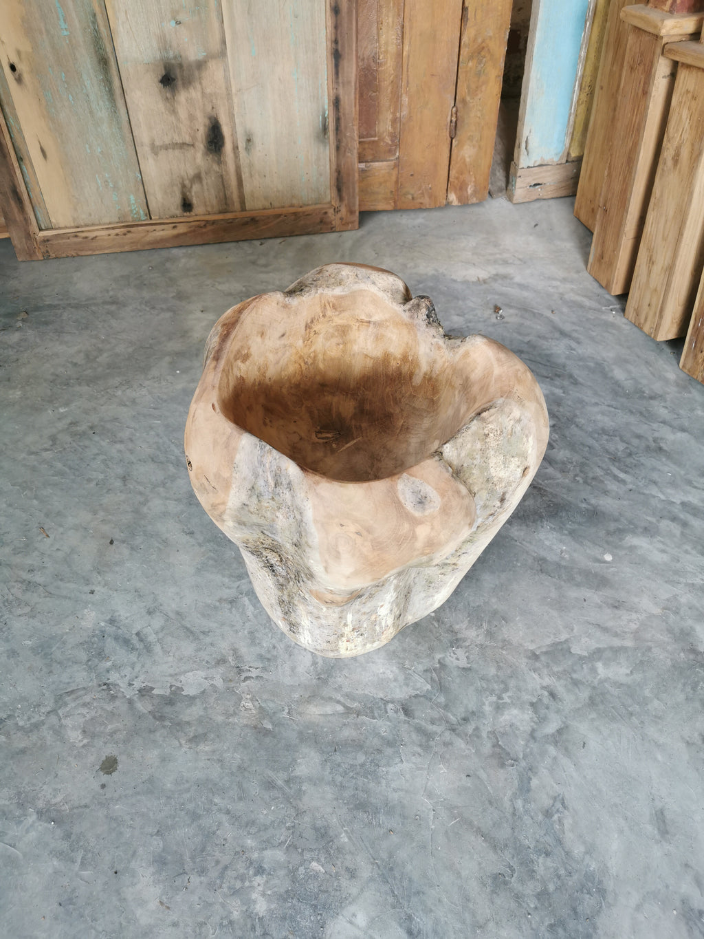 Teak Root Vase