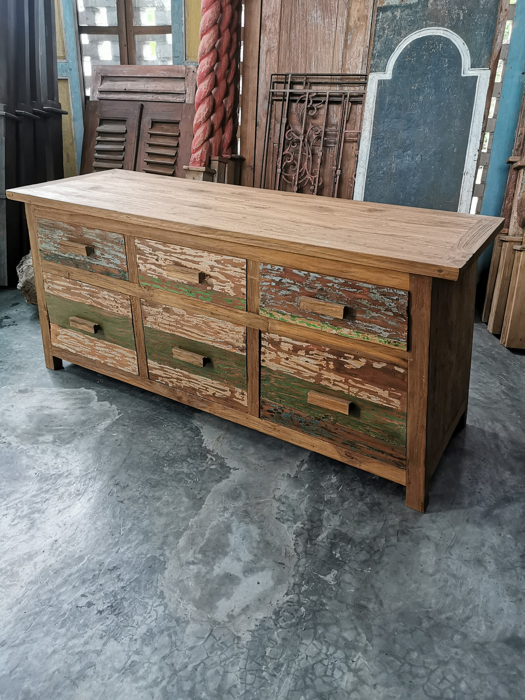 Rustic Dresser (150cm) Type 1